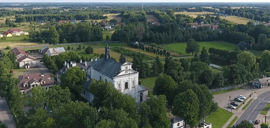 Widok Skórca z lotu ptaka